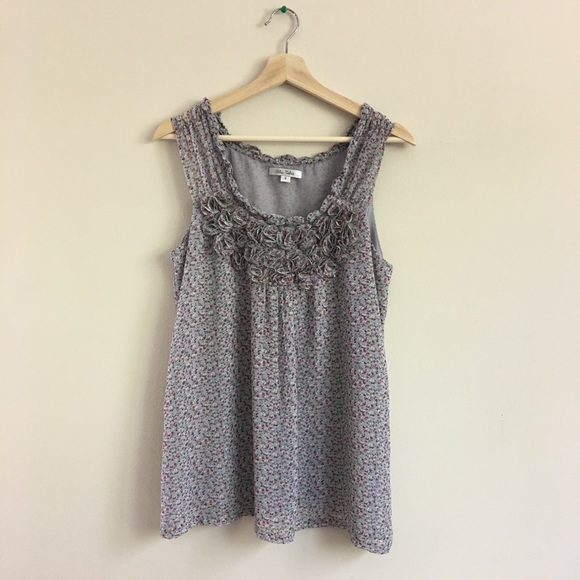 Summer Boutique Tunic Chiffon Top sleeveless Small - Picture 2 of 8